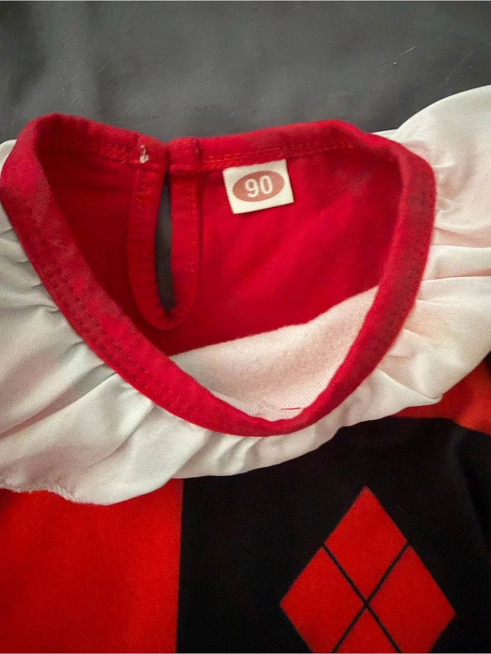 HINTINA Harley Quinn/Clown Halloween Costume Size 90/12-18 Months VGUC